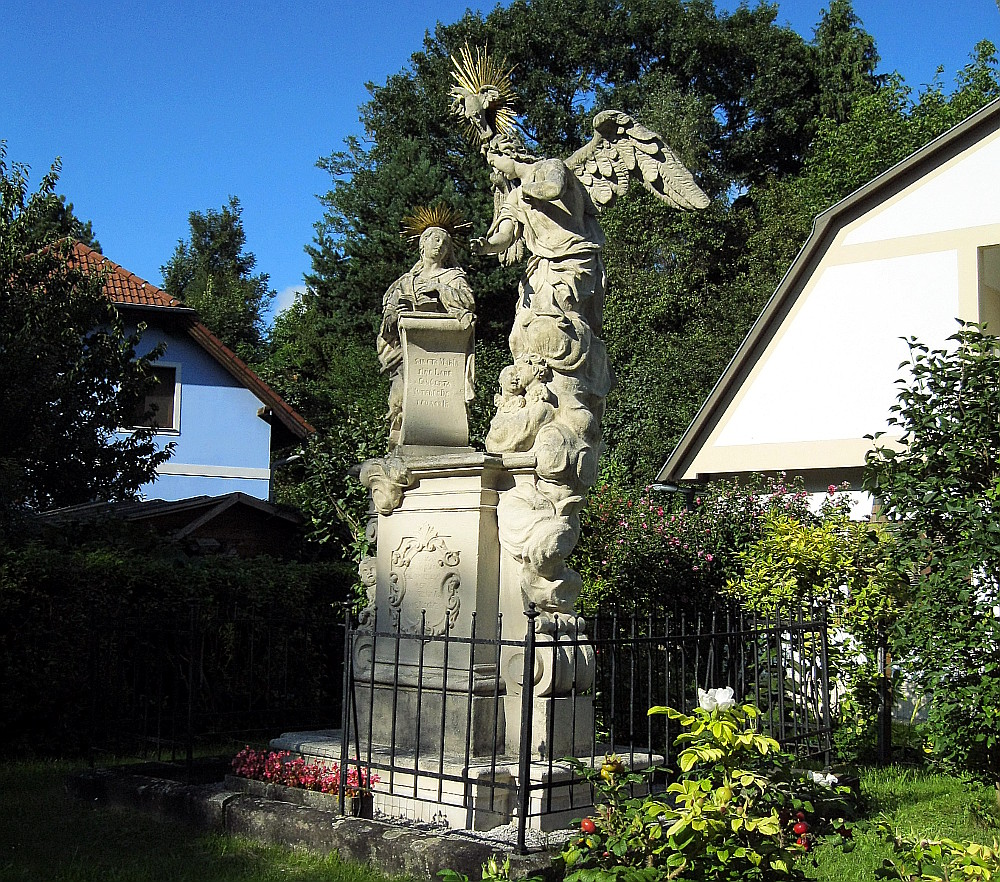 Englischer Gruß-Statue