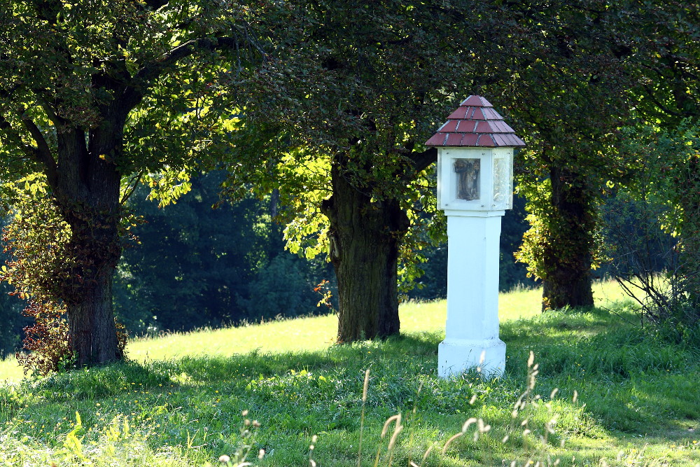 Bildstock auf der Feldwiese