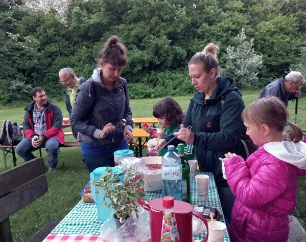 Fröhlicher Ausklang mit Picknick